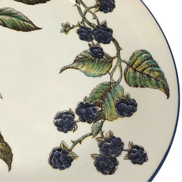 Set of 4 Pier 1 Macintosh Earthenware Salad/Dessert Plates Angleterre England 8" - Picture 7 of 11